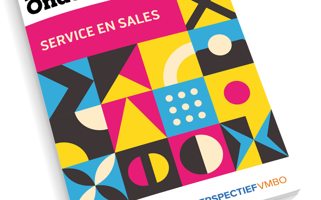 Omslag praktijkopdrachtenboek Service en Sales van PERSPECTIEF vmbo